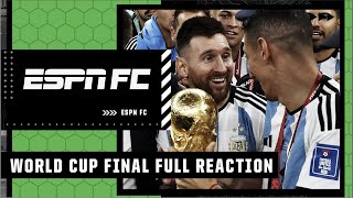 FULL REACTION to the World Cup Final Argentina vs France was DRAMA GALORE 🔥  ESPN FC [upl. by Harcourt246]