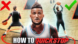 NBA 2K25  2k21 QUICKSTOP is BACK🤩 HOW TO QUICKSTOP BOTH ways [upl. by Magner]