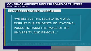 New board of trustees for TSU appointed [upl. by Esirrehc]