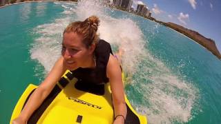 KYMERA Body Board Hawaii Jet board Ride [upl. by Legra977]