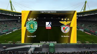 Sporting  Benfica  Primeira Liga 20232024  eFootball [upl. by Burgwell947]