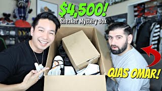 UNBOXING A 4500 SNEAKER MYSTERY BOX WITH QIAS OMAR [upl. by Leiva34]