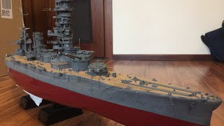 Video relacja z budowy Pancernika Fuso 1200 od halinski  model of the battleship Fuso 1200ep67 [upl. by Proffitt]