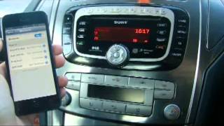 How to pair mobile phone via Bluetooth to Ford Mondeo with Sony Entertainment System [upl. by Geraldine]