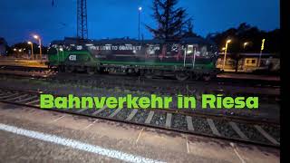 Bahnverkehr in Riesa wieder Samstag ein Video 016 dbregio [upl. by Ydisac]