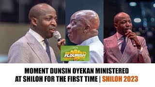 MOMENT DUNSIN OYEKAN MINISTERED IN SHILOH FOR THE FIRST TIME [upl. by Gillette]