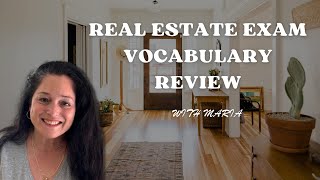 14 Vocabulary Words to Know for Your Real Estate Exam [upl. by Areht]