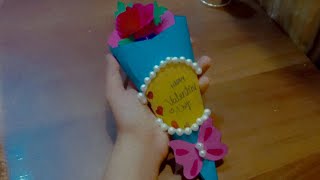 How to make Valentines day card  Handmade Valentines Card  Valentine card ideas [upl. by Oneal]