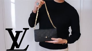 Louis Vuitton Felicie Empreinte Noir Reveal amp Mod Shots [upl. by Aibun184]