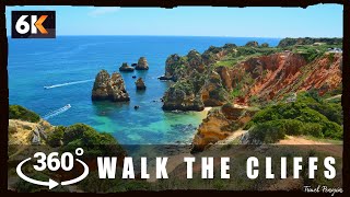 LAGOS  COASTAL WALK 360° VR ● Portugal 2021 [upl. by Whetstone]