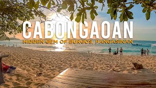 CABONGAOAN WHITE SAND BEACH  Oncesecret Gem of Burgos Pangasinan [upl. by Yhtomot]