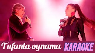 Intiqam Kerimov ft Vefa Serifova  Tufanla oynama Karaoke Minus İstənilən minusun sifarişi 5 AZN [upl. by Iad]