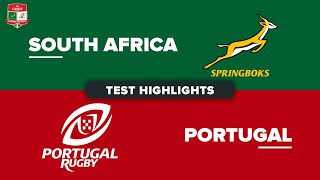 HIGHLIGHTS  SOUTH AFRICA v PORTUGAL  July Internationals 2024 [upl. by Abercromby]