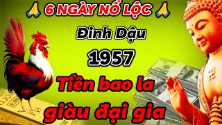 BÍ MẬT CỰC SỐC  ĐINH DẬU 1957 VÉT CẠN LỘC TRỜI  ĐÚNG 6 NGÀY CUỐI THÁNG 4 ÂM LỊCH GIÀU NGOẠN MỤC [upl. by Adekam]