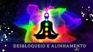 Chakras  Binaurais para desbloqueio limpeza e alinhamento dos 7 chakras [upl. by Llemrej]