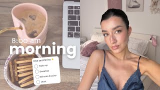 8AM MORNING ROUTINE 🩷 Katerina Visseri [upl. by Armanda680]