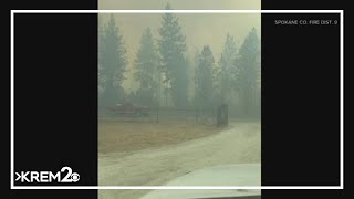 All evacuations lifted for Wicked Drive Fire in Stevens County [upl. by Annayad344]