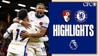 SUPER SUB NKUNKU SCORES WINNER  Bournemouth 01 Chelsea  HIGHLIGHTS  Premier League 202425 [upl. by Etselec]