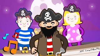 The Pirate Song🎵Classic Nursery Rhymes for Kids🎵Geckos Garage [upl. by Wurster557]