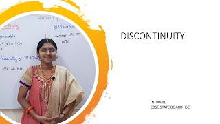 DISCONTINUITY OF FUNCTIONS  MATHS  IN TAMIL [upl. by Benyamin]