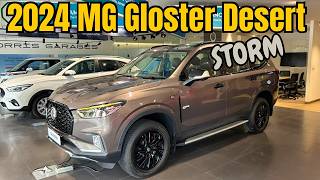 2024 MG Gloster Desertstorm 4WD ADAS ₹41 lakh  Full walkaround Exterior  Interior [upl. by Nylknarf]