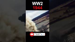 WW2 1944 P51 Mustangs Strafe a German Train  AI Enhanced 60fps Colorized Sound Design [upl. by Niple523]