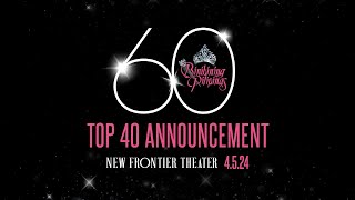 60th Bb Pilipinas Top 40 Announcement [upl. by Zehcnas957]