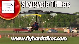 Skycycle from FlyHardTrikes award winning weight shift ultralight aircraft trike design [upl. by Yssim]