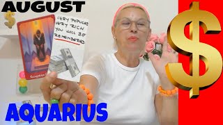 AQUARIUS AUGUST 2024 YOU WILL BECOME A MILLIONAIRE OVER THE NIGHT SO PREPARE Aquarius Tarot Reading [upl. by Atsilac]