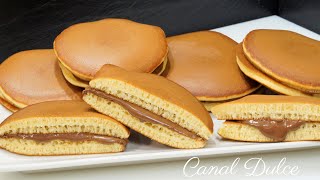 RECETA DE DORAYAKI  PANQUEQUE JAPONÉS RECETA FÁCIL Y RÁPIDA [upl. by Norri197]