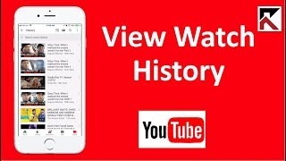 How To View Watch History YouTube iPhone [upl. by Ailedamla]