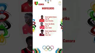 GUINEA SQUAD for OLYMPICS 2024 [upl. by Luanni]