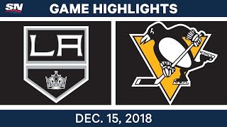 NHL Highlights  Kings vs Penguins  Dec 15 2018 [upl. by Hesoj945]