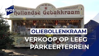 Oliebollenkraam staat er verlaten bij [upl. by Onibla]