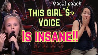 Vocal Coach Reacts to EMMA KOK  quotWarriorquot by Demi Lovato  The Voice Kids 2021 [upl. by Lodge]