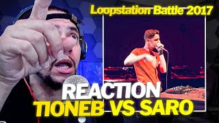 NOT MIKE JACK TIONEB vs SARO  GRAND BEATBOX LOOPSTATION BATTLE 2017 FINAL LIVE REACTION [upl. by Akemat]