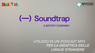 SOUNDTRAP BY SPOTIFY  PODCAST MP3 E DIDATTICA DELLE LINGUE  DIDATTIVA [upl. by Armillas453]