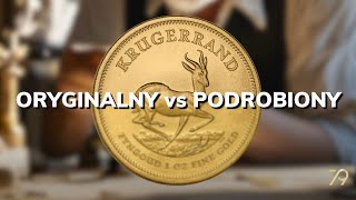 1 Złote Krugerrandy 1 oz uncja – jak odróżnić oryginał od falsyfikatu [upl. by Douglass]