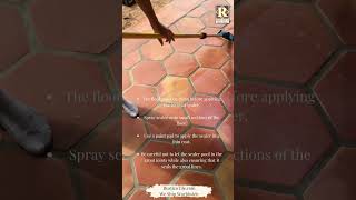 How to Apply Sealer to Terracotta Tile Floors from Rustico Tile  Topcoat Sealer for Saltillo Tiles [upl. by Tonina546]