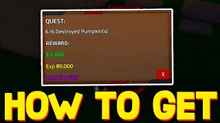 HOW TO GET HALLOWEEN ISLAND  PUMPKINS LOCATIONS in KING LEGACY ROBLOX [upl. by Aitnahs]