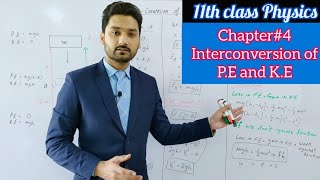 Interconversion of PE and K E  class 11 physics  physics ka safar [upl. by Oicul]