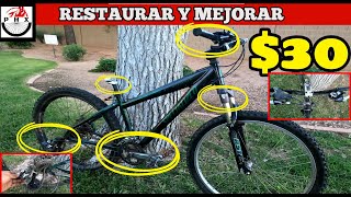 COMO RESTAURAR UNA BICICLETA DE FORMA FACIL Y SENCILLA PARA QUE LUZCA COMO NUEVA CON POCO DINERO [upl. by Florance]