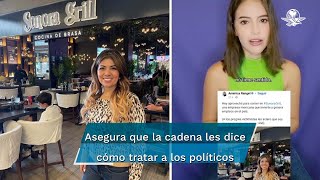 Sonora Grill Presunta exempleada responde a diputada del PAN que defiende a la cadena [upl. by Cinimmod257]