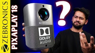 Zebronics PixaPlay 18 Review  ₹21999 Dolby Audio Projector [upl. by Schatz164]