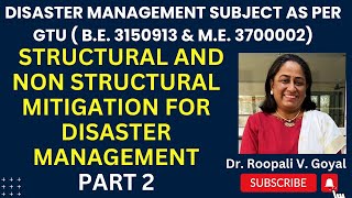 Structural and Non Structural Mitigation for Disaster Management Part 2disaster disastermanagement [upl. by Thun]