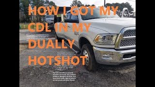 HOW I GOT MY CDL USING MY DUALLY HOTSHOT DOWNLOAD LINK httpspayhipcombDFp9 [upl. by Adiaj]