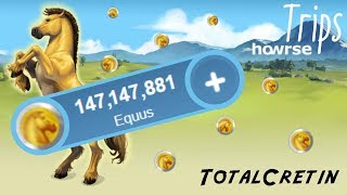 HOW TO MAKE EQUUS ON HOWRSE  Howrse Trips 2018 [upl. by Esirahs]