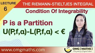 Riemann Stieltjes Intragrability  Theorem  Condition Of Integrability  RS Integral [upl. by Lenci949]