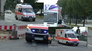 3x Rettungswagen Johanniter Hamburg [upl. by Laurianne]