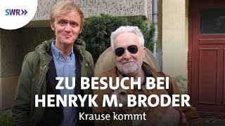 Zu Besuch bei Henryk M Broder  SWR Krause kommt [upl. by Norda]